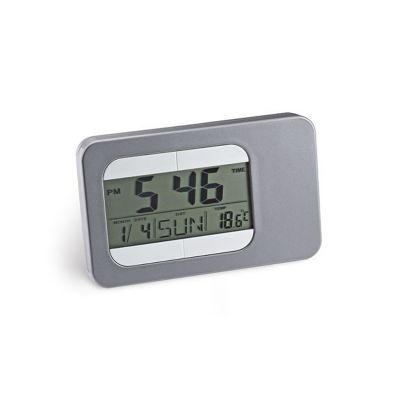 Relogio de Mesa Com Tela Lcd Calendario Alarme e Indicador de Temperatura Incluso 2 Pilhas Aaa