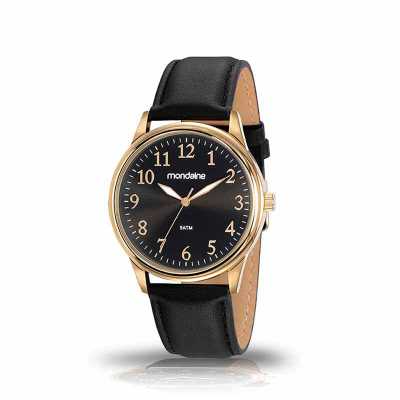 Relogio de Pulso Mondaine Preto Personalizado