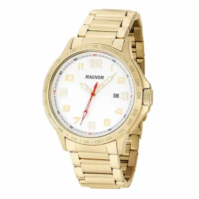 Relogio Magnum Analogo Dourado