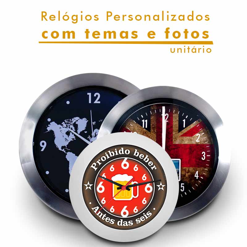 Relogio Personalizado com temas