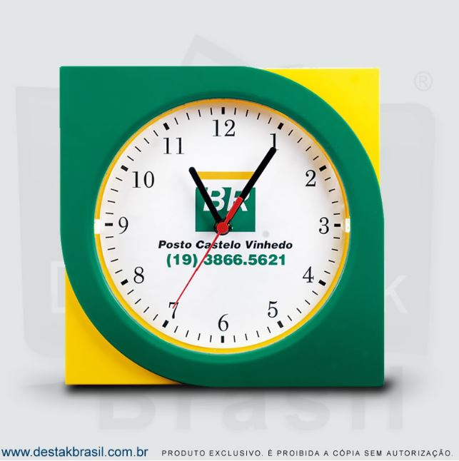 Relógio Promocional personalizado - Flex