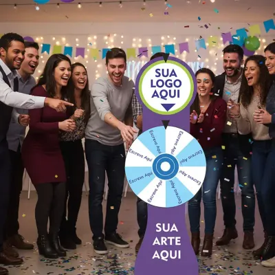 Roleta de Chao Personalizada Para Eventos Brindes