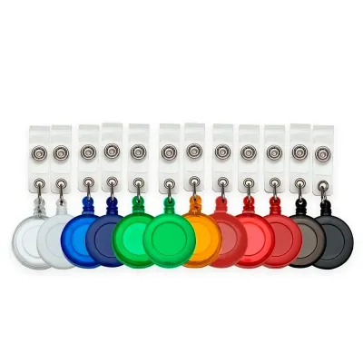 Roller Clip Porta Crachá | Cores