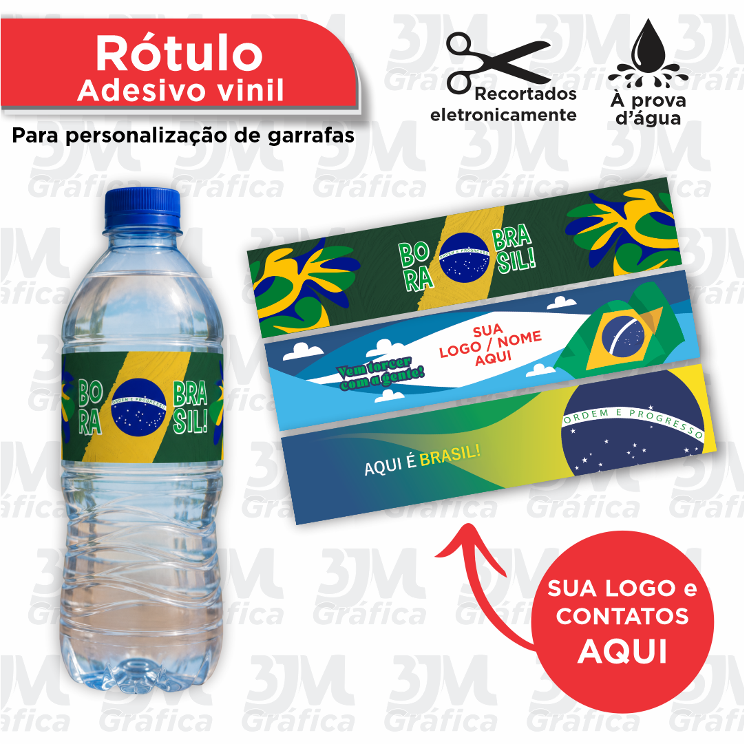 Rótulo para água mineral