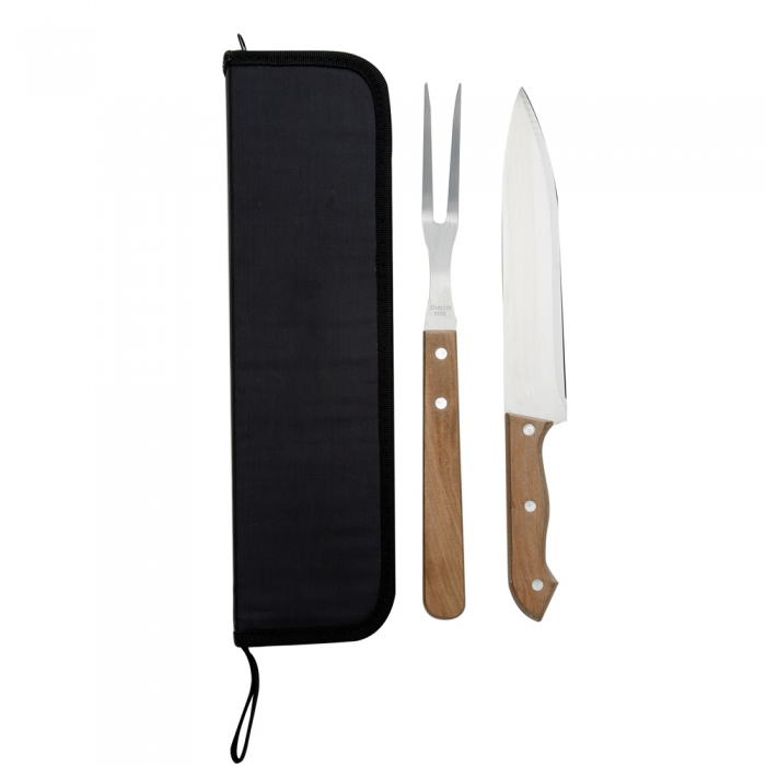 S7447 - Kit Churrasco 2 Peças com Estojo