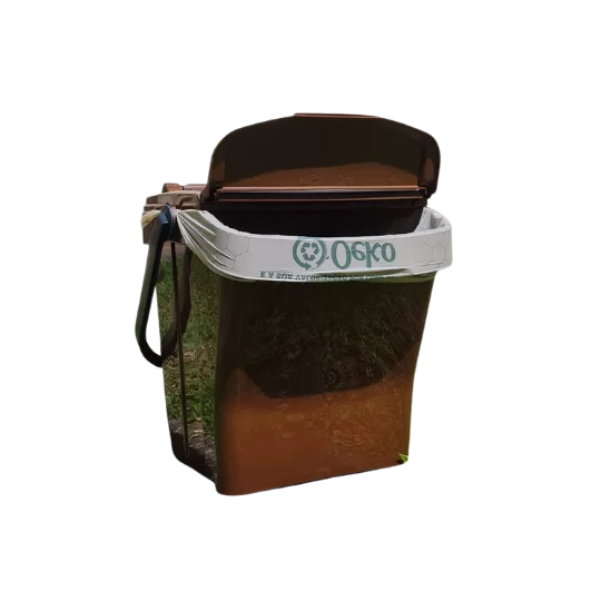 SACO EM BIOPLÁSTICO COMPOSTÁVEL – 40 LITROS (100 unidades)