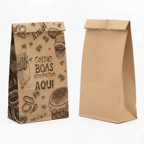 Saco Kraft Vários Tamanhos - 100 unidades