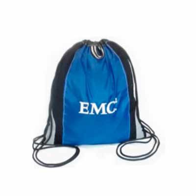 Saco Mochila Com Duas Cores e Logo do Cliente