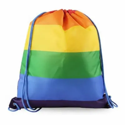 Sacochila em Poliéster Colorida