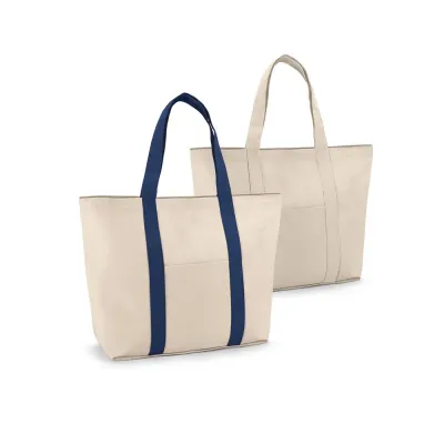 Sacola 100 Algodao Canvas 280 g m Com Bolso Frontal