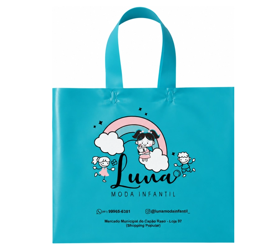 Sacola Alça Fita Personalizada