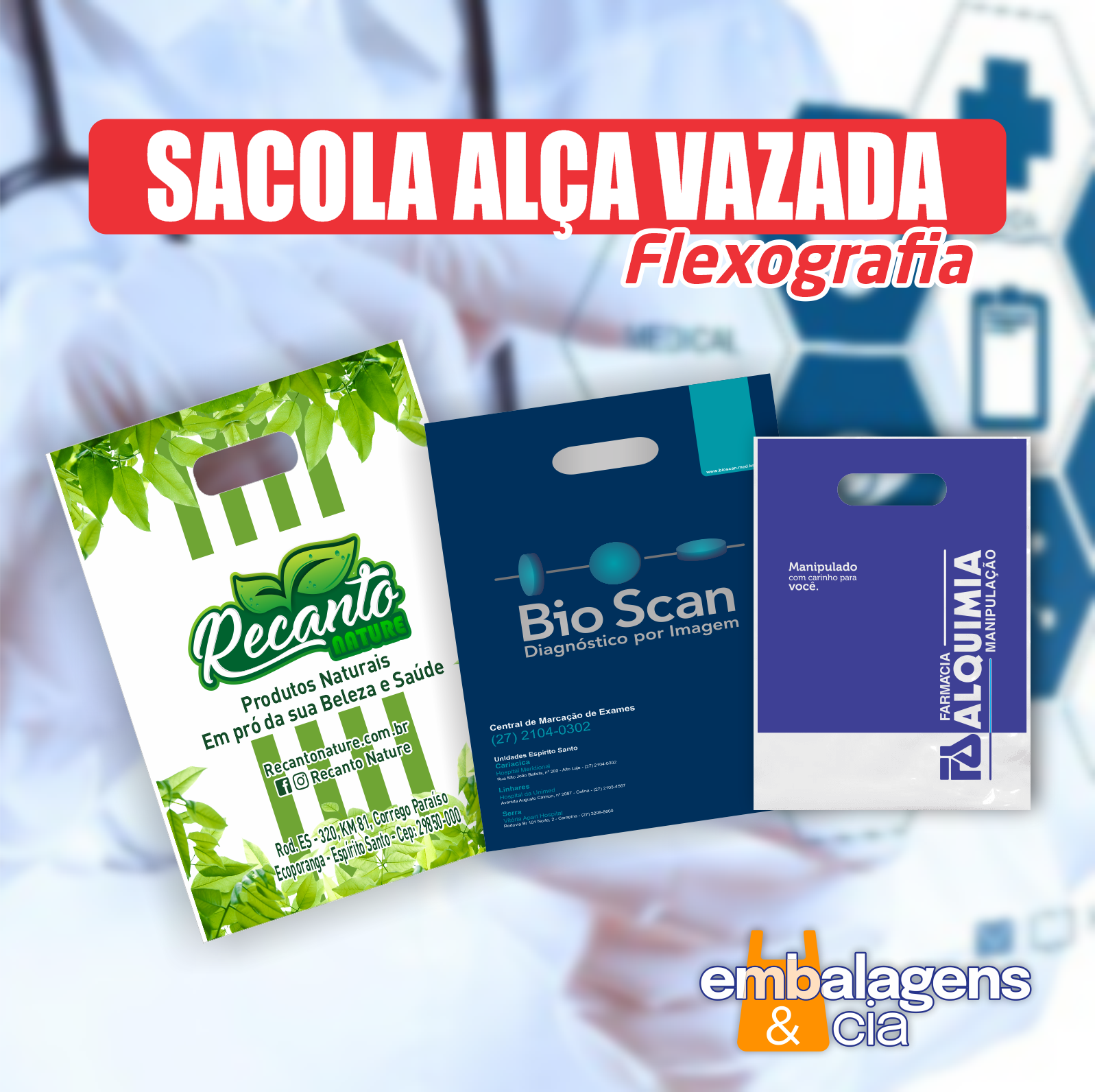 Sacola Alça Vazada