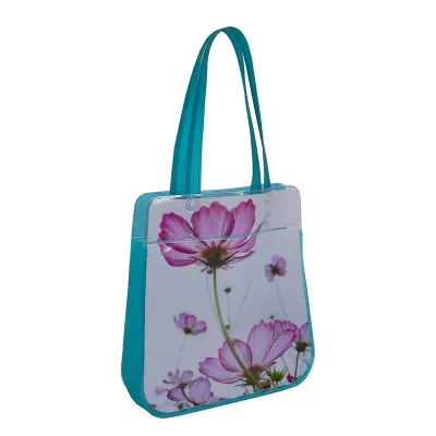 Sacola Bicolor em Laminado de PVC