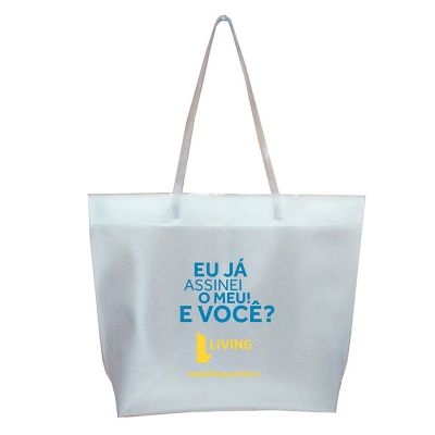 Sacola com fole de bico