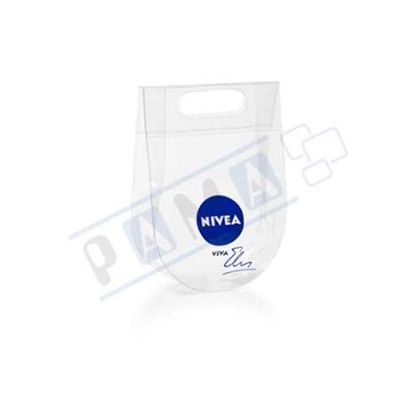 Sacola Cristal Com Fole de 9 cm