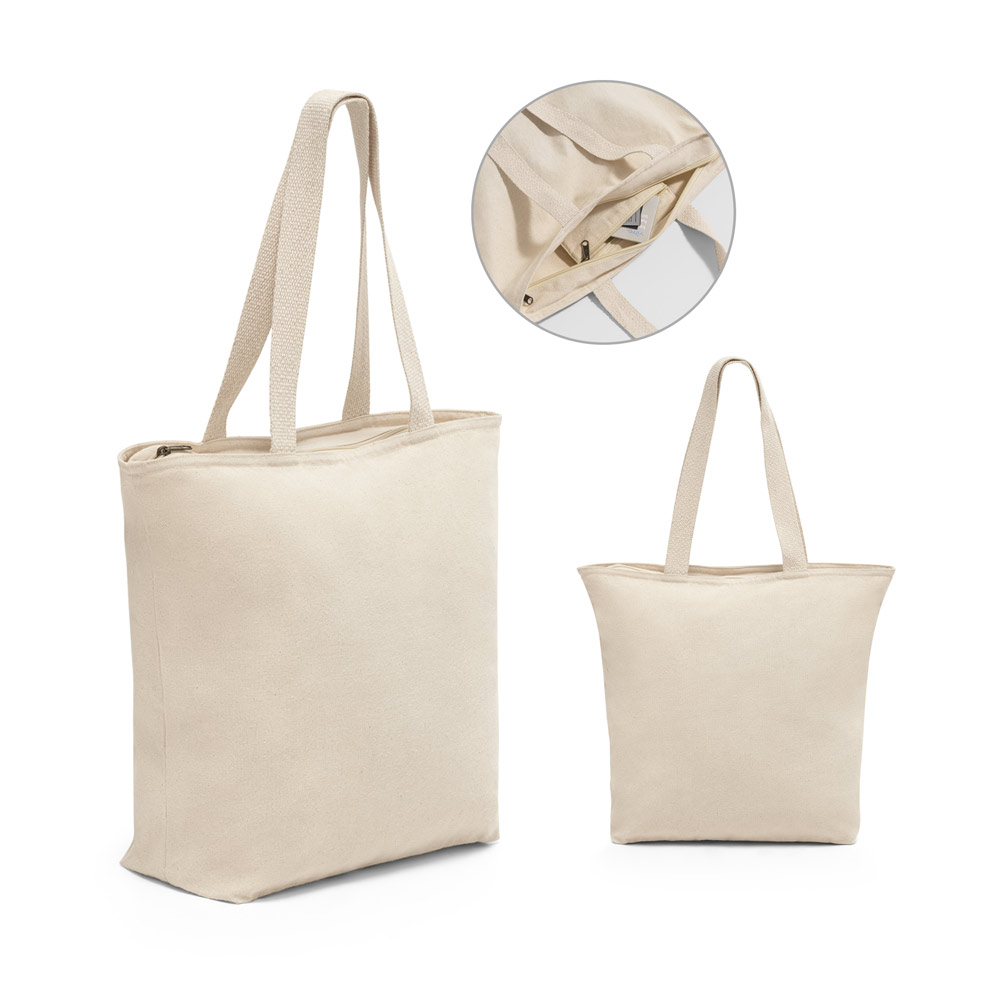 Sacola de Algodão 280 g/m² com Bolso | AL92926