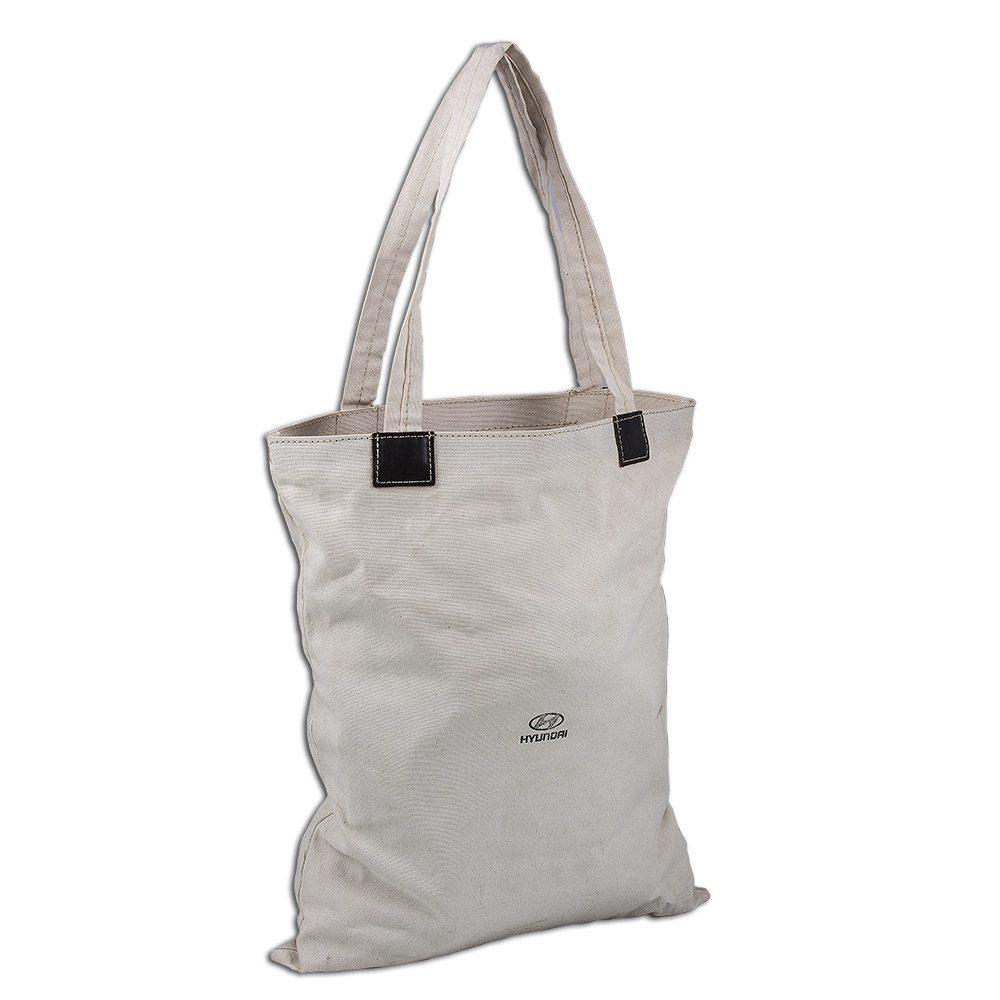 Sacola de lona com bolso interno