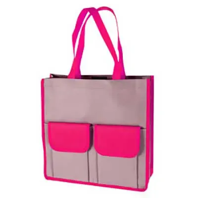 Sacola de Nylon rosa