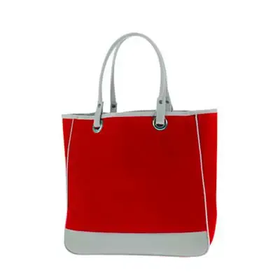 Sacola de Nylon vermelha
