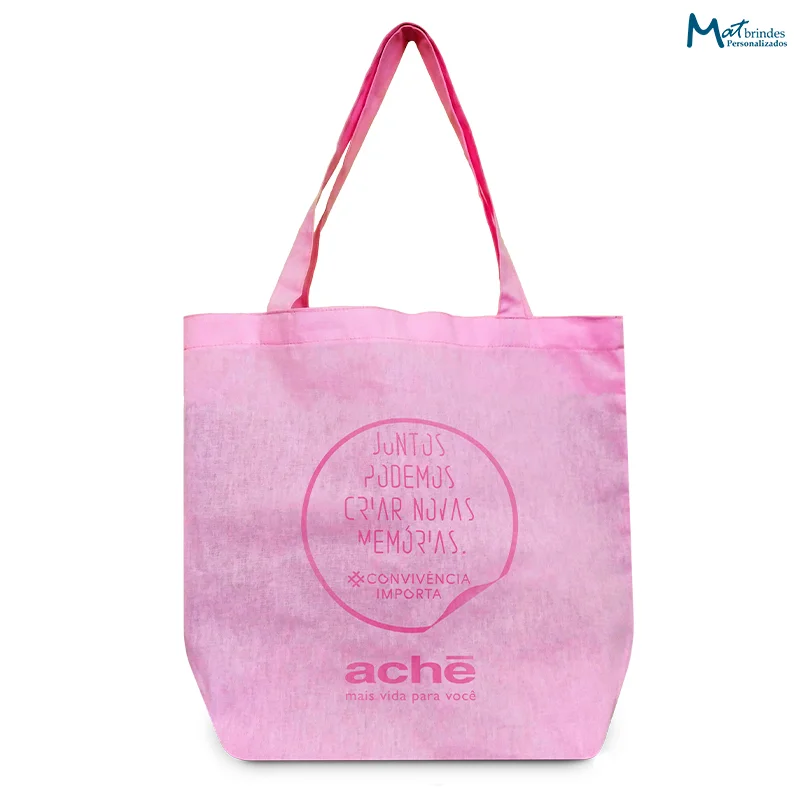 Sacola Ecobag Algodão Colorido Personalizada