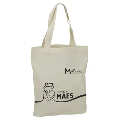 Sacola Ecobag Personalizada em Algodão Cru – Dia das Mães