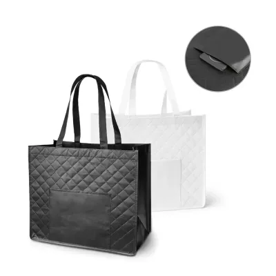 Sacola em Non Woven Laminado 110 g m Com Bolso Frontal