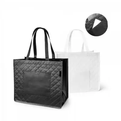 Sacola em Non Woven Laminado Com Bolso Frontal