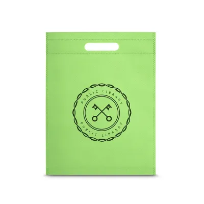 Sacola em non-woven verde