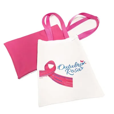 Sacola em Nylon Outubro Rosa
