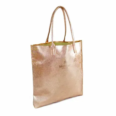 Sacola em Prada Metalizado Estampado