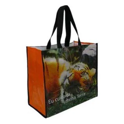 Sacola em Rafia Com Alca de Ombro e Impressao Personalizada Medidas 45 x 40 x 12 cm Personalize j