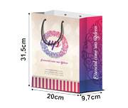 Sacola Grande Vertical 20x9,7x31,5cm