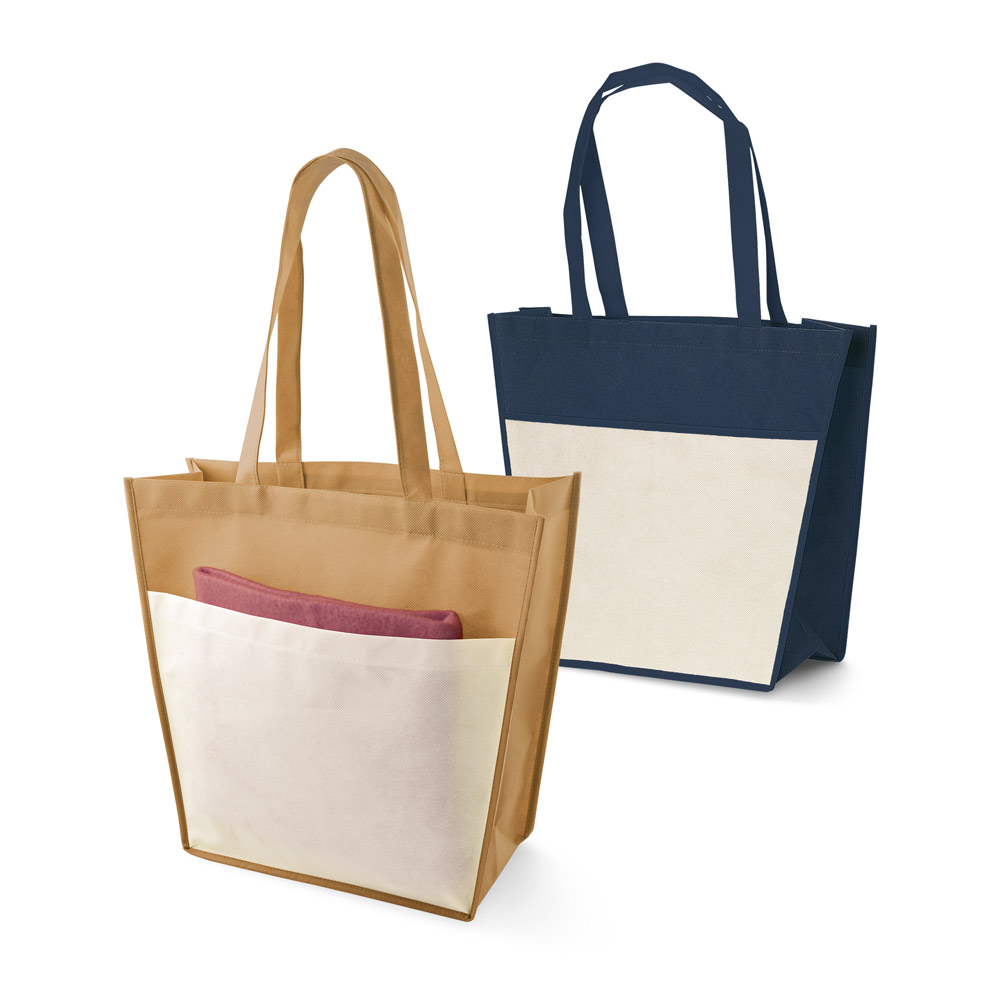 Sacola Non-Woven com Bolso Personalizada | AL92908