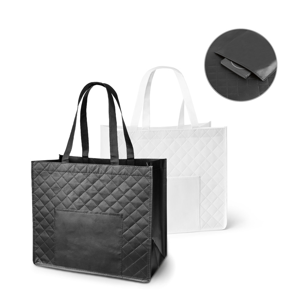 Sacola Non-Woven Personalizada com Bolso | AL92859