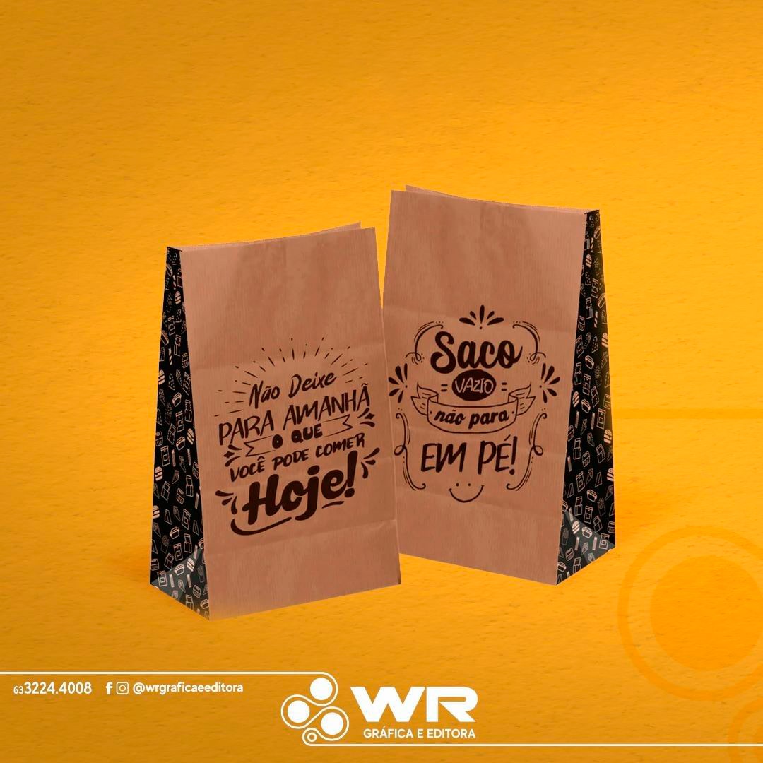 Sacola para Delivery - WR Grafica