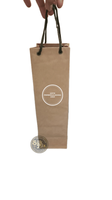 Sacola para Vinho em Papel Kraft • Personalizado