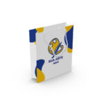 Sacola Pequena Personalizada com Alça - 16x6x19 cm - 250, Alça Branca