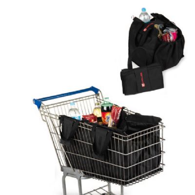 Sacola Personalizada de Mercado Que Prende no Carrinho Duas Sacolas Sao o Suficiente Para Preencher