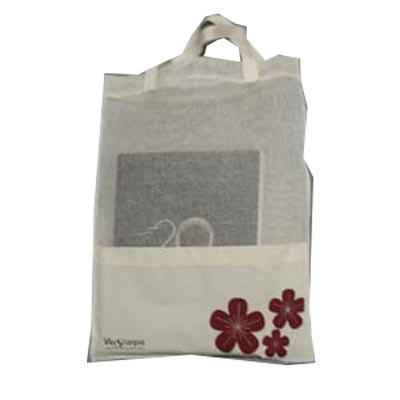 Sacola Personalizada em Tela Com Bolso em Algodao Cru Pode se Alterar Cor Material e Tamanho Sua