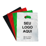 Sacola Personalizada Plastica 25×35 Alca Boca Palhaço - 500