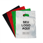 Sacola Personalizada Plastica 50x60 Alca Boca Palhaço - 500