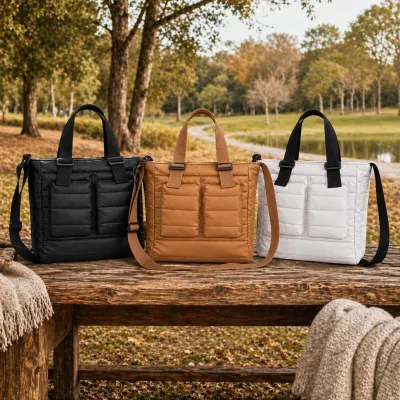 Sacola Puffer York: opções de cores
