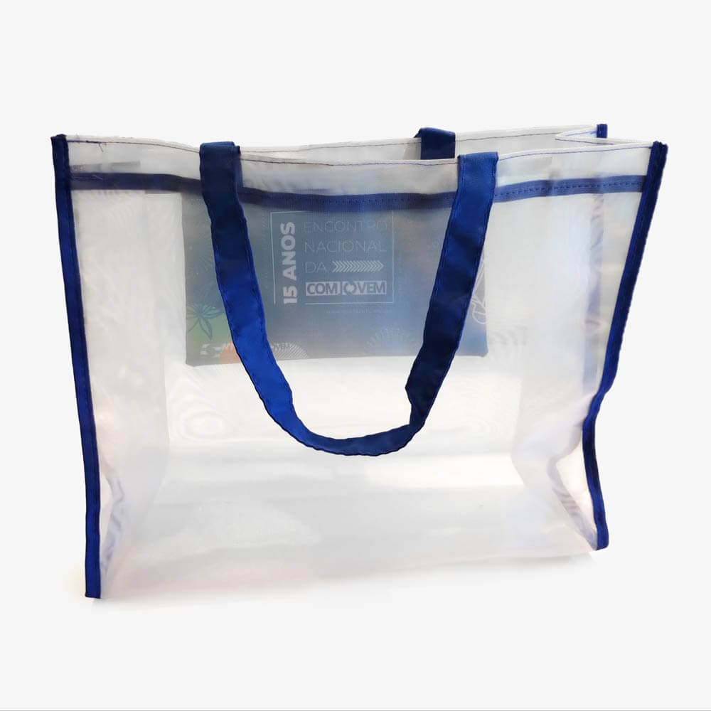 Sacola Tela Transparente Personalizada