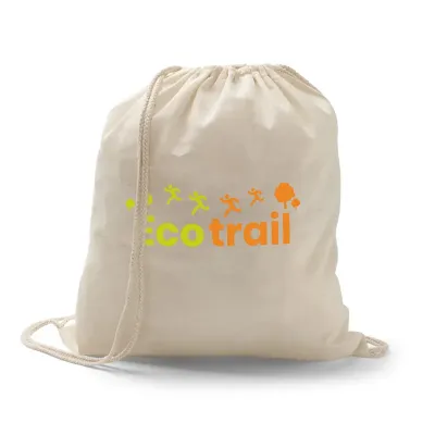 Sacola Tipo Mochila 100 Algodao Personalizada