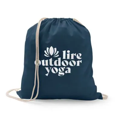 Sacola Tipo Mochila de Algodao Reciclado