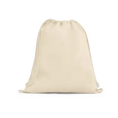 Sacola Tipo Mochila em 100 Algodao Reciclado 180 g m