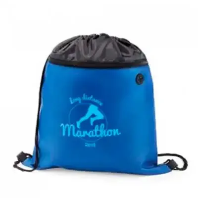 Sacola tipo mochila em 210D