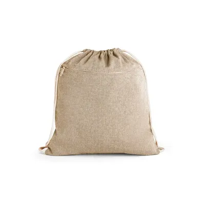 Sacola Tipo Mochila em Algodao