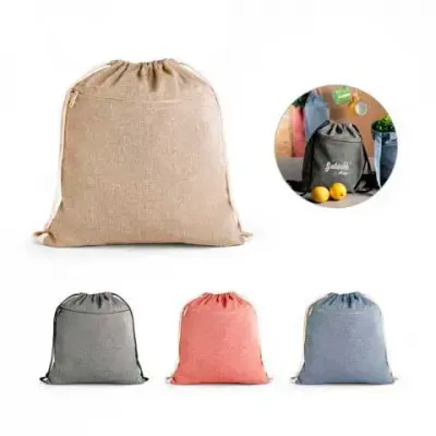 Sacola tipo mochila - várias cores