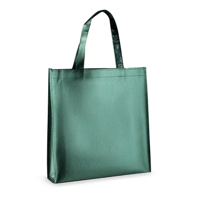 Sacola verde laminada